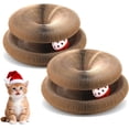 thumbnail image 1 of Magic Organ Cat Scratching Board with Bell-Ball, Durable Foldable & Reversible Infinity Style Interactive Kitty Kurlz Cat Scratcher for Indoor Cats Toy, Furniture Protector, Kitten Cats Accordion Toy, 1 of 8