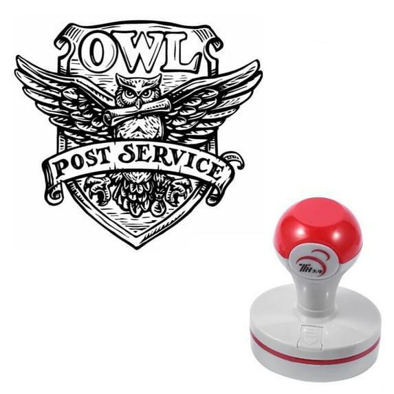 Magic Owl Post Service Self-Inking Photosensitive Planner Scrapbooking Stamps