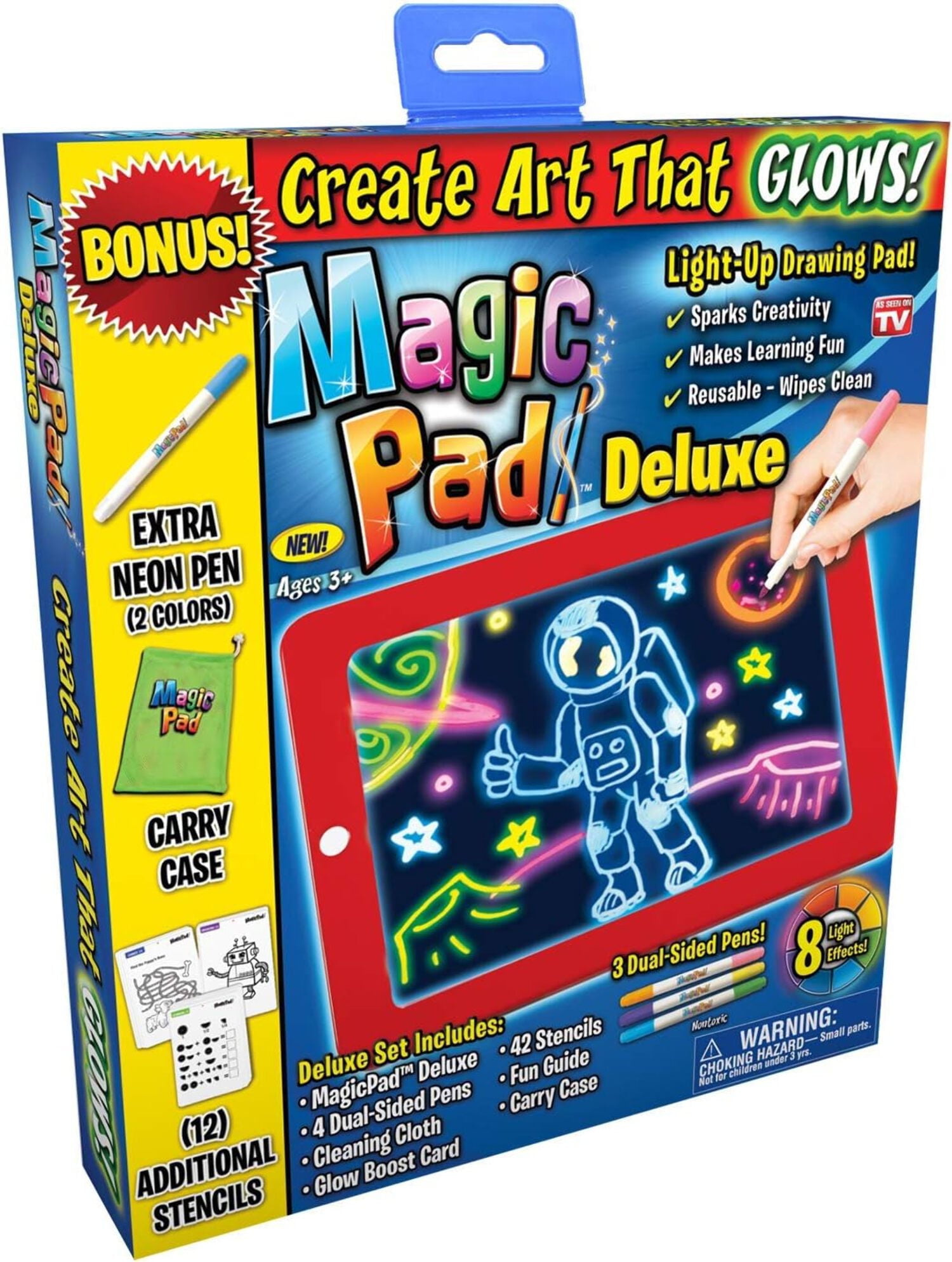 Ontel Magic Pad - Glow Board Toy for Drawing & Sketching, As