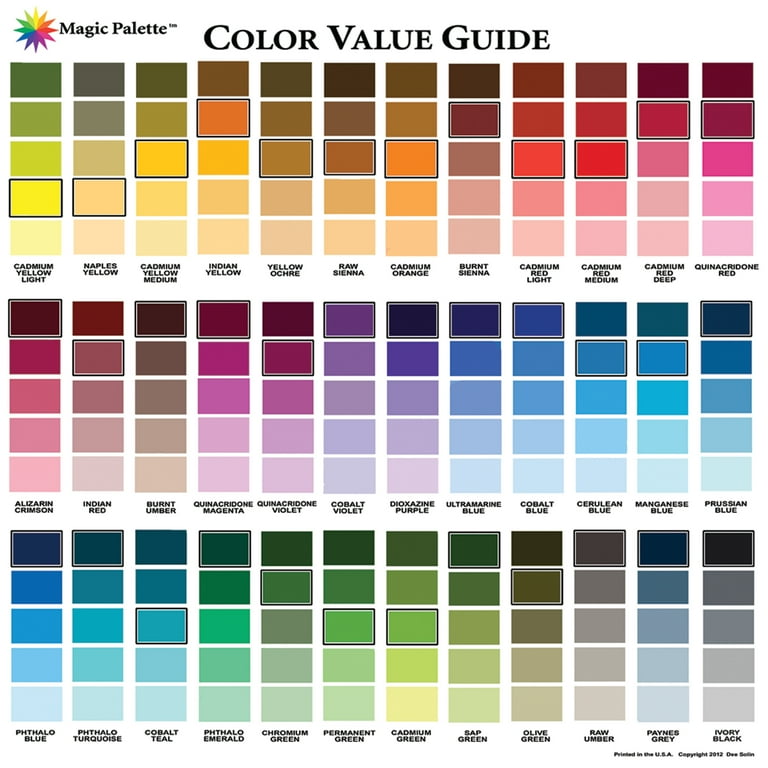 Magic Palette Artist s Color Value Guide