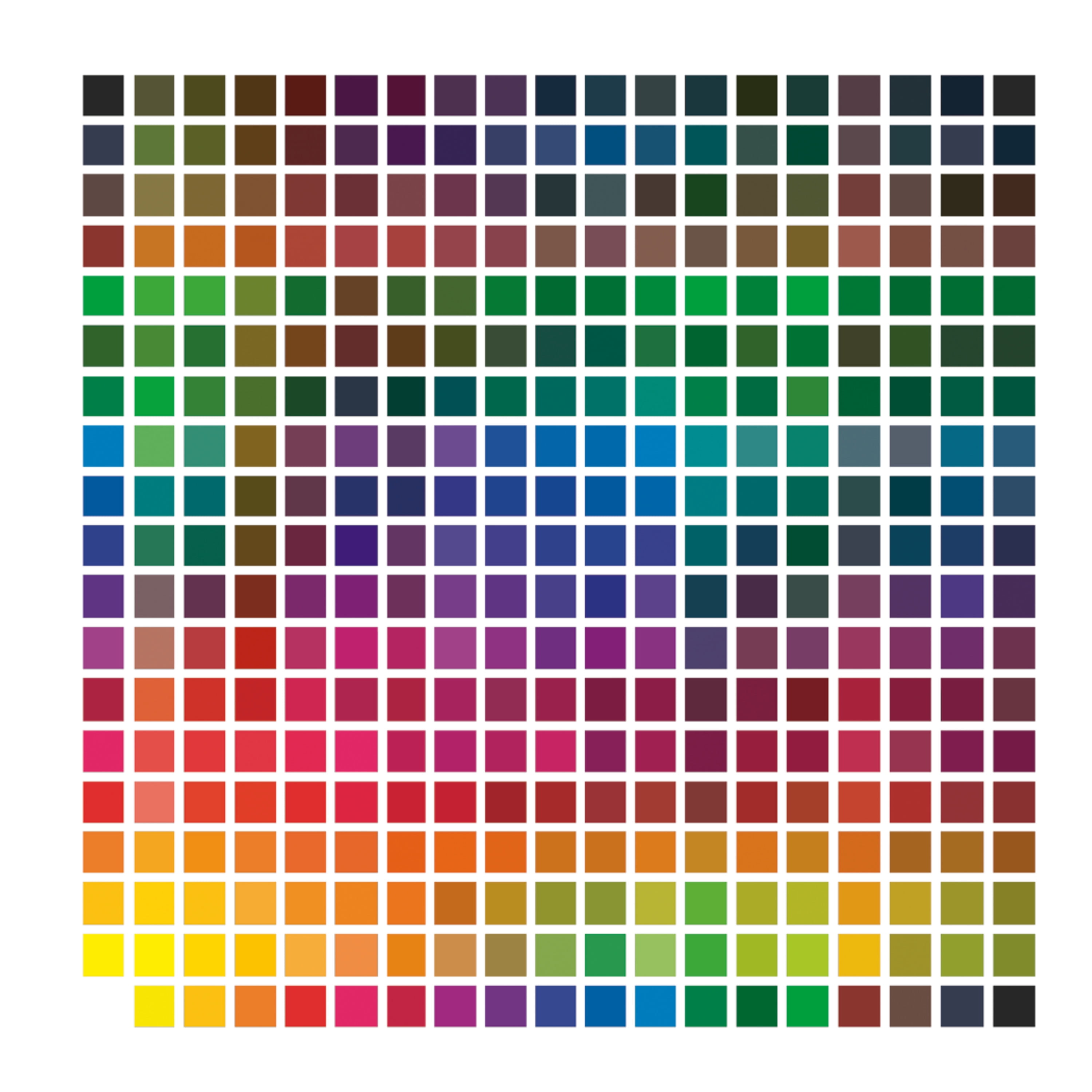 Color Swatch Book: to Create Your Own Colour Palette, Pages of Charts for  Blending Mixing, Drawings of Flowers and Leaves to Practice and Improve