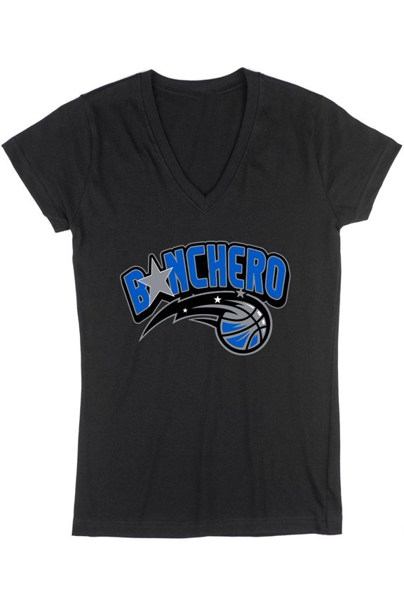 Magic Paolo Banchero Logo LADIES V-NECK T-shirt