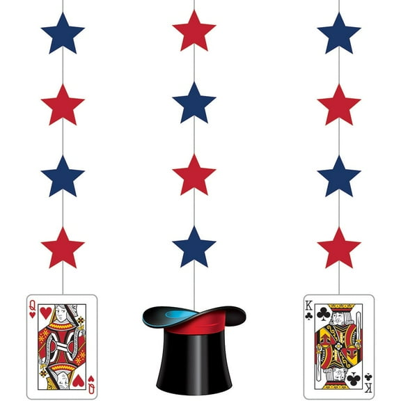 Magic Party Hanging Cutout Decoration (3 )