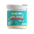 thumbnail image 1 of Magic Pet Ear Cleaner Wipes for Dogs & Cats, 120 Count, 1 of 7