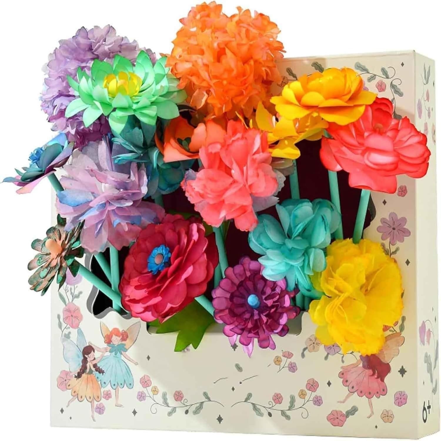 Magic Petal Flower Art KitDIY Paper Flower Craft Kit for