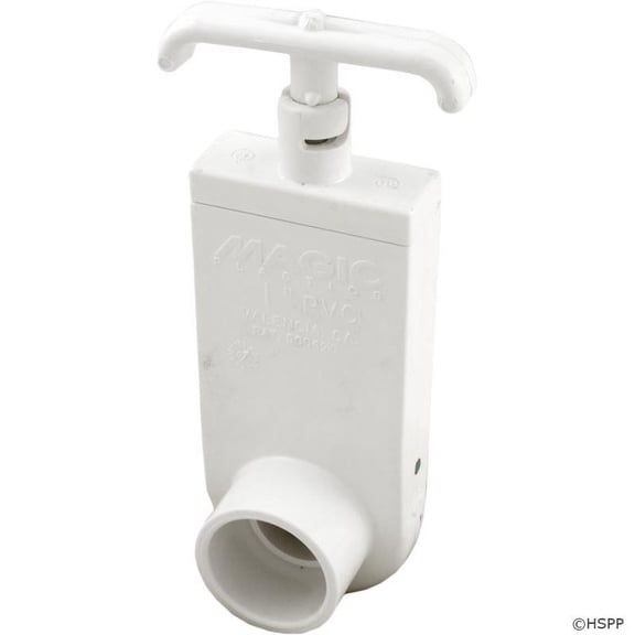 Magic Plastics 0401-10 1" Slip 100 PSI Pool & Spa Unibody Gate Valve