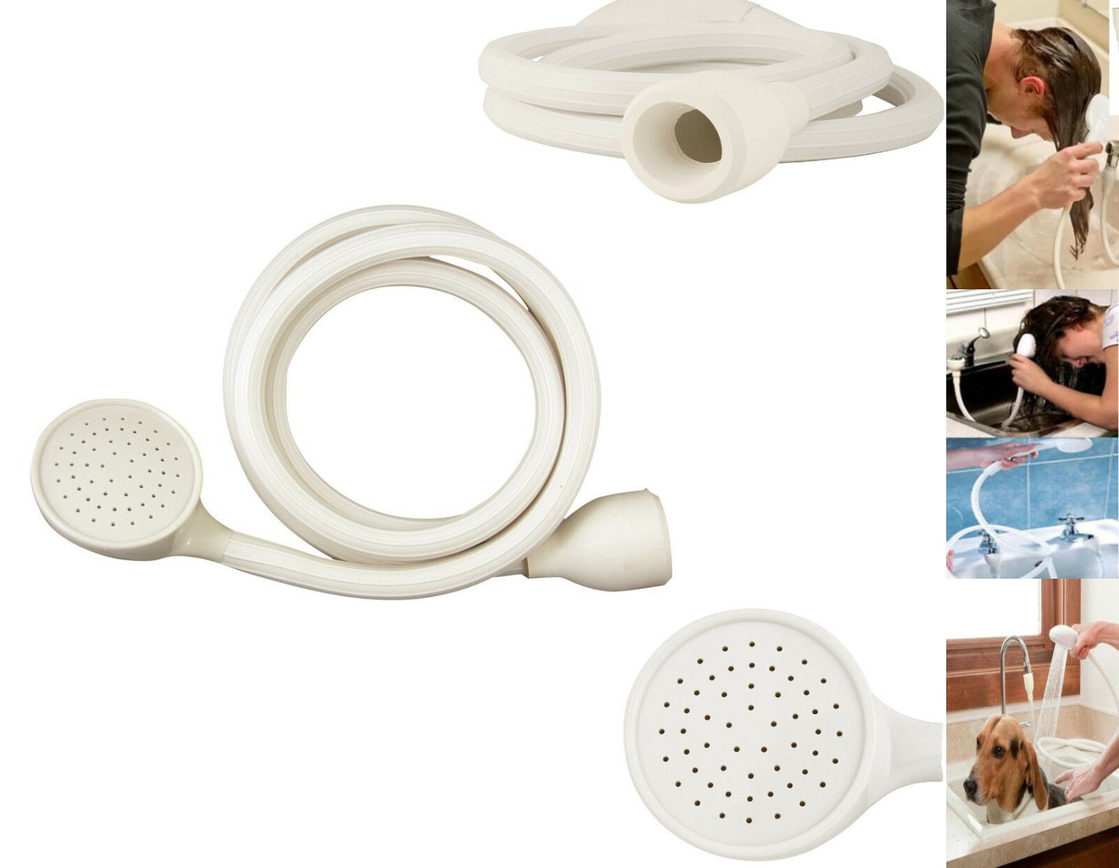 Magic Portable Shampoo Sprayer Sink Spray Hose Kitchen Faucet Salon Multipurpose Head