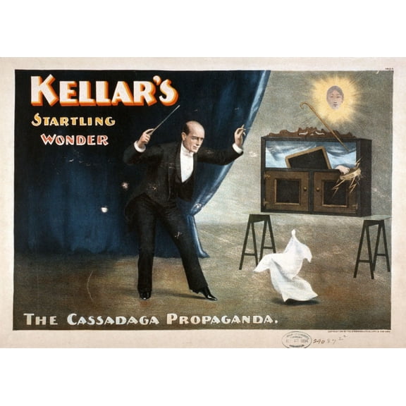 Magic Poster Kellar'S Startling Wonder Metal Print 12x16 12x16 Square Adults Best Posters