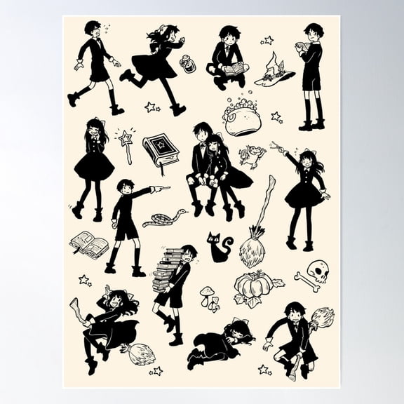 Magic Poster Wall Art, Modern Wall Decor For Living Room Bedroom, 8x12 UNFRAMED