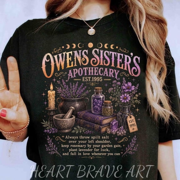Magic Practical Apothecary Shirt, Ownes Sister's Apothecary, Magic Practical, Midnight Margaritas Witchy, Practical Magic