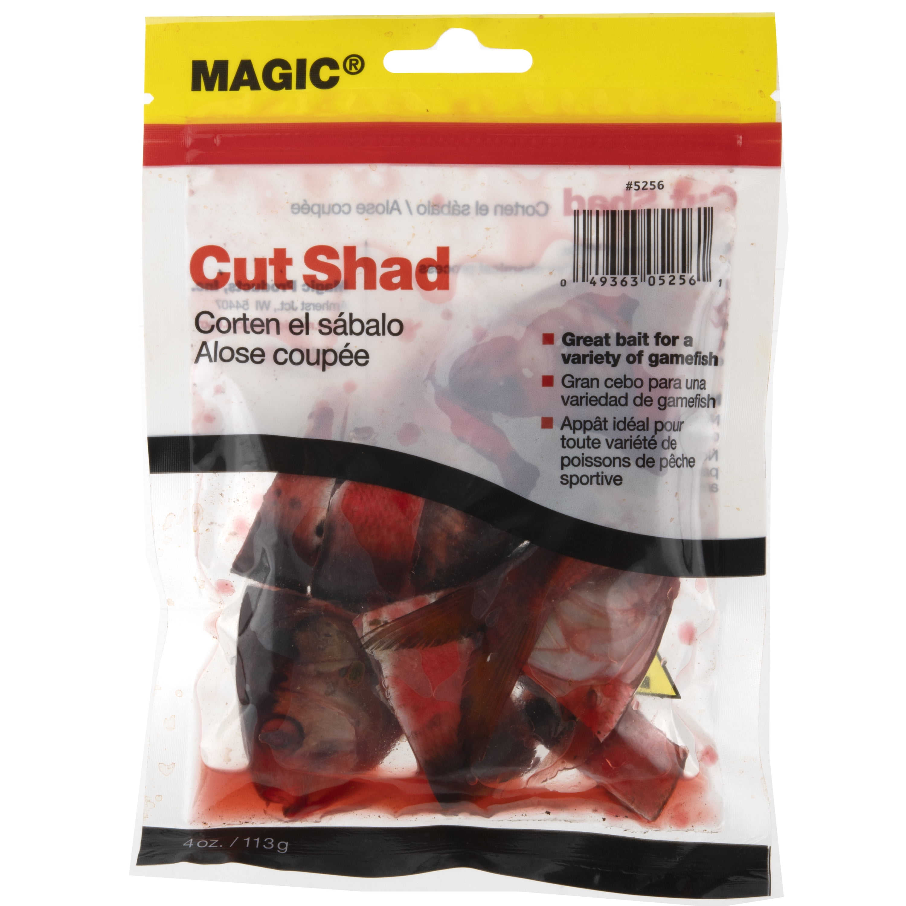 Magic Preserved Cut Shad Natural Bait