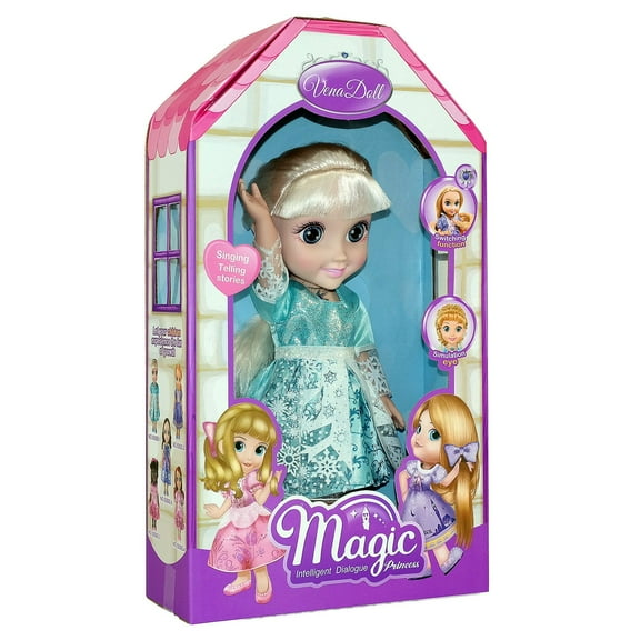 Magic Princess Talking Doll with Carrying Case and Accessories