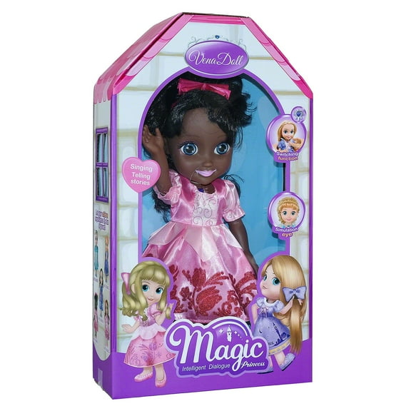 Magic Princess Talking Doll with Carrying Case and Accessories