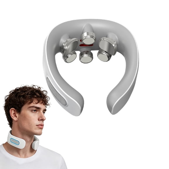Magic Pro 3.0 Neck Massager,Features Vibration Massage, Constant-Temperature Heating, A Comfortable, Ergonomic Fit,Helps Improve Posture And Relieve Neck TensionIdeal For Busy Professionals