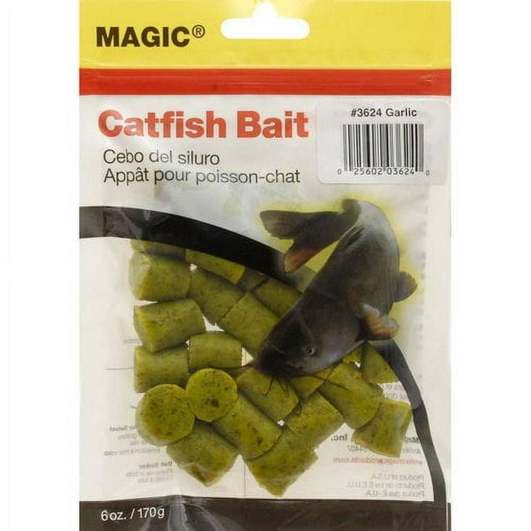 Magic Products Catfish Bait, Green & Garlic, 6 Oz.