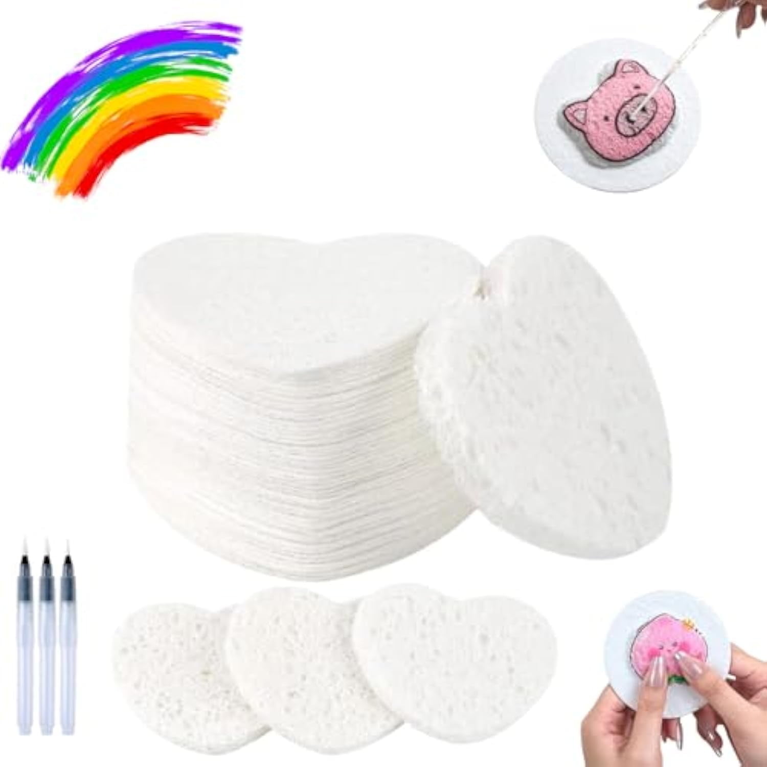 20Pcs Magic Foam Painting Paper Puffy Texture Art Paper For Kids DIY Crafts Abstract Painting Water Activated Expandable Foam Paper School Art Projects G