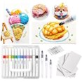 thumbnail image 1 of Magic Puffy Paint Kit for Kids, Magic Foam Texture Painting Paper, 3D Drawing Canvas Sponge, DIY Bubble Drawing Pens Art Supplies (Square), 1 of 10