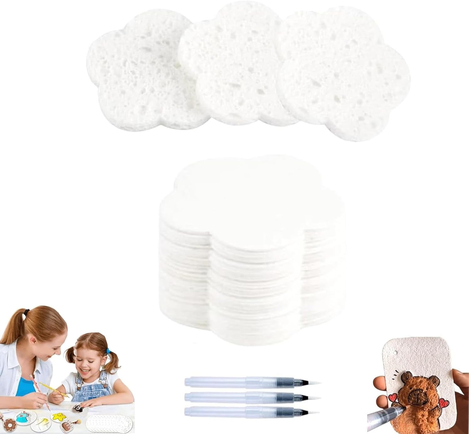 Jukibole Peinture Gonflante, 62 Pièces Puffy Paint, 3D