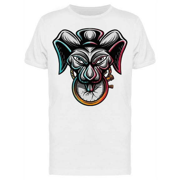 Magic Rabbit Pocket Watch T-Shirt Men -Image by Shutterstock, Male XX-Large