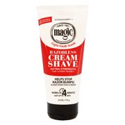 Magic Razorless Cream Shave Extra Strength 6 Oz., Pack of 2