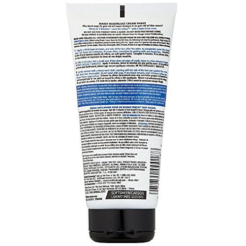 Magic Razorless Cream Shave Regular Strength 6 Ounce (177ml) (6 Pack)