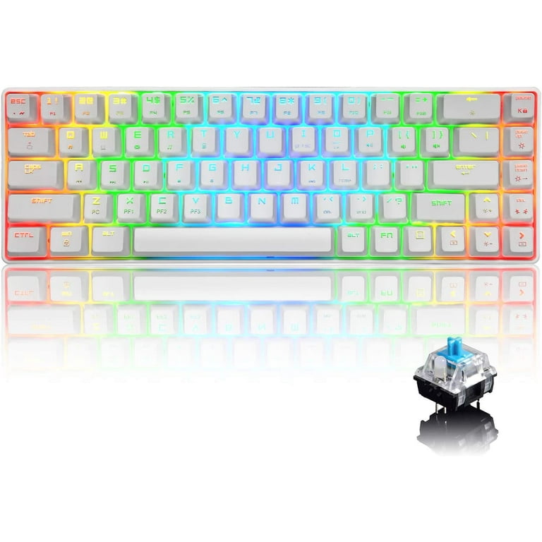 Magic-Refiner MK14 Wired 60% Mechanical Gaming Mini RGB Keyboard