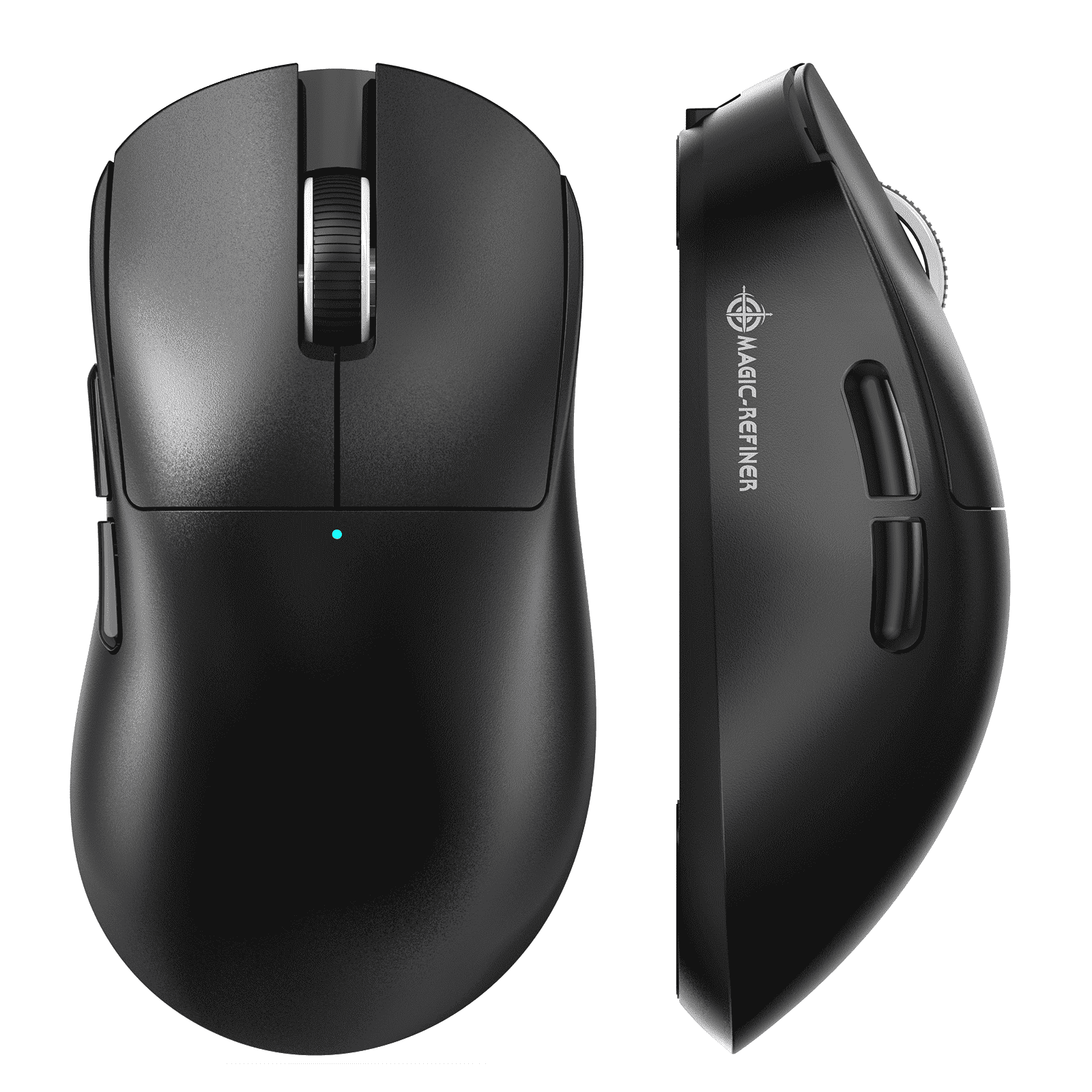Magic-Refiner X2 Wireless Gaming Mouse, Tri-Mode 2.4G/USB-C Wired/Bluetooth, PAW3311 Sensor, 25000 DPI, 1000Hz Polling Rate, 69g Ergonomic Design, PC/Mac Compatible, Black