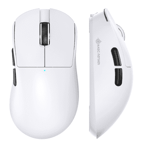 Magic-Refiner X2 Wireless Gaming Mouse, Tri-Mode 2.4G/USB-C Wired/Bluetooth, PAW3311 Sensor, 25000 DPI, 1000Hz Polling Rate, 69g Ergonomic Design, PC/Mac Compatible, White