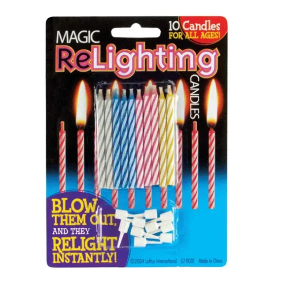 Magic Relighting Candles