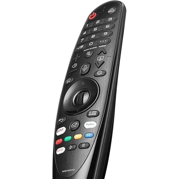 Magic Remote for LG UHD OLED QNED NanoCell Webos Smart TV Voice Magic Remote Control Replacement AKB75855501 AN-MR20GA MR19BA MR21 MR22 MR23 MR24 GA GN MR18BA, with Voice and Pointer Function