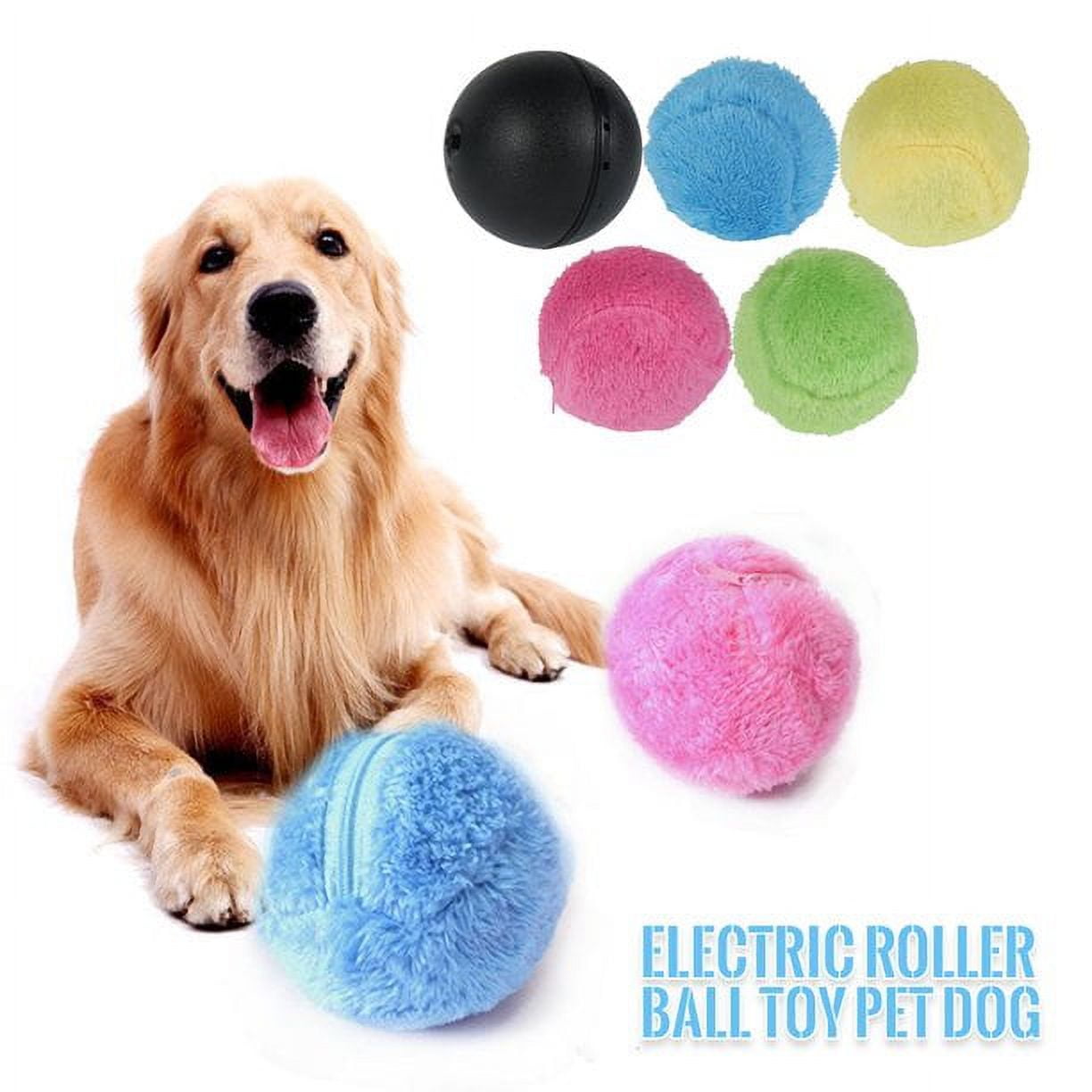ZHANGJIALI Funny Pets Toy Supplies Dog Toy Balls Motorized Rolling Chaser  Ball Toy for Dog/Cat/Pet/Kid