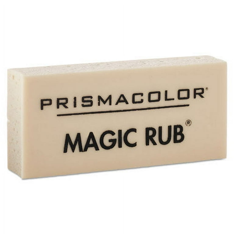 Eraser, For Pencil Marks, Rectangular Block, Small, White Eraser, For Pencil Marks, Rectangular Block, Small, White