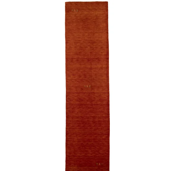 Magic Rugs Orange-Red Tribal Gabbeh Modern Runner Rug, 3' x 12'