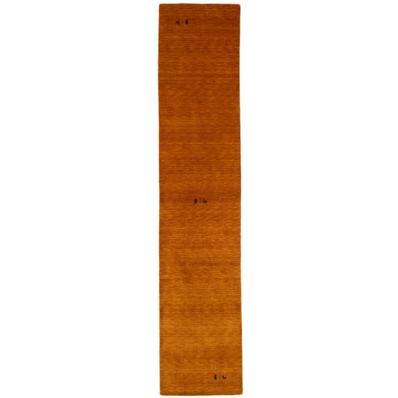 Magic Rugs Orange Tribal Gabbeh Modern Runner Rug, 3' x 12'