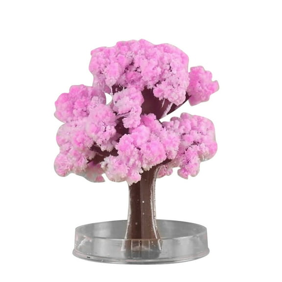 Magic Sakura Tree Kit DIY Crystal Growing Science Experiment, Cherrytree Paper Tree Flowering Creative Colorful Growing Tree Toy Perfect Home Decor Gift