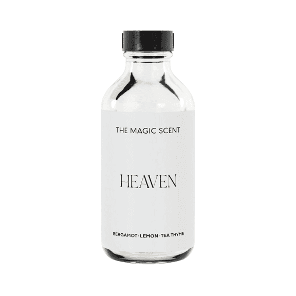 The Magic Scent Heaven Hotel Diffuser Oil – Luxury Fragrance Oil for Cold Air & Ultrasonic Diffusers, Bergamot Citrus & Sandalwood Aromatherapy Scent, 120ml