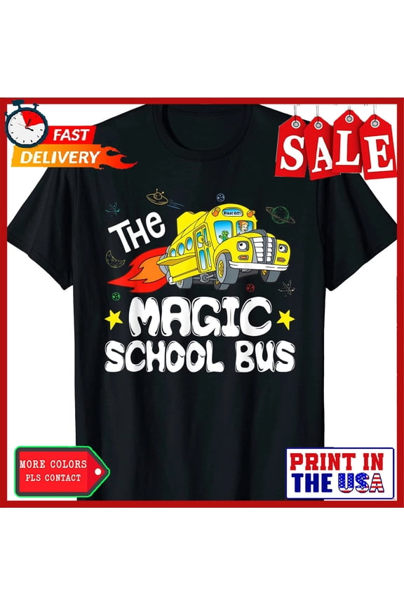 Magic School Bus Driver Transit Education Operator Career T-Shirt