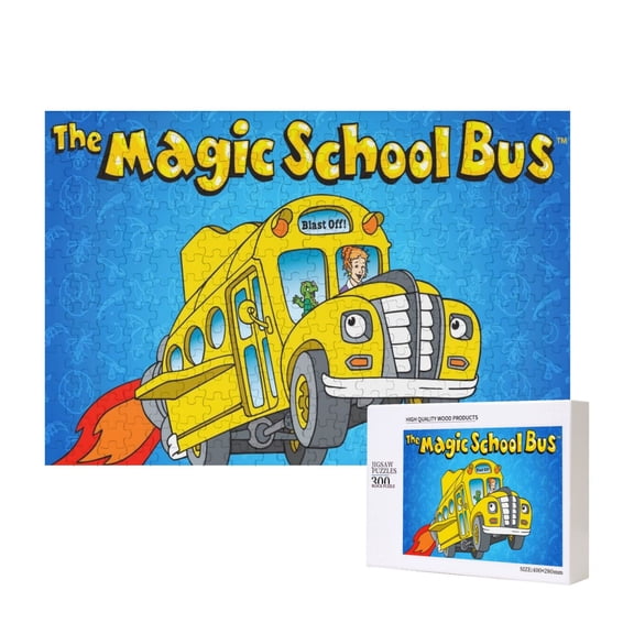 Magic School Bus Jigsaw Puzzle,300 puzzle pieces Gift Toys Art Home Decor