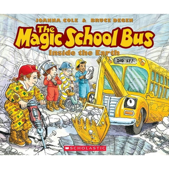 SCHOLASTIC BOOKS TRADE SB-0590407600 MAGIC SCHOOL BUS INSIDE THE EARTH