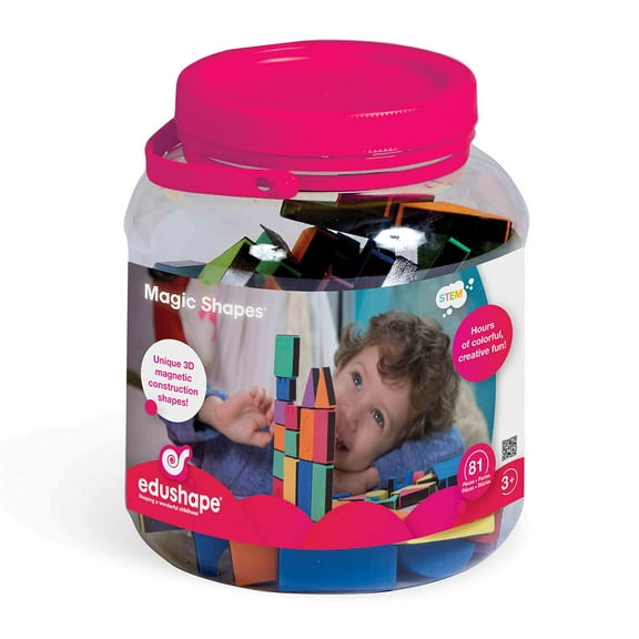 Magic Shapes, 81 Pieces, Jar