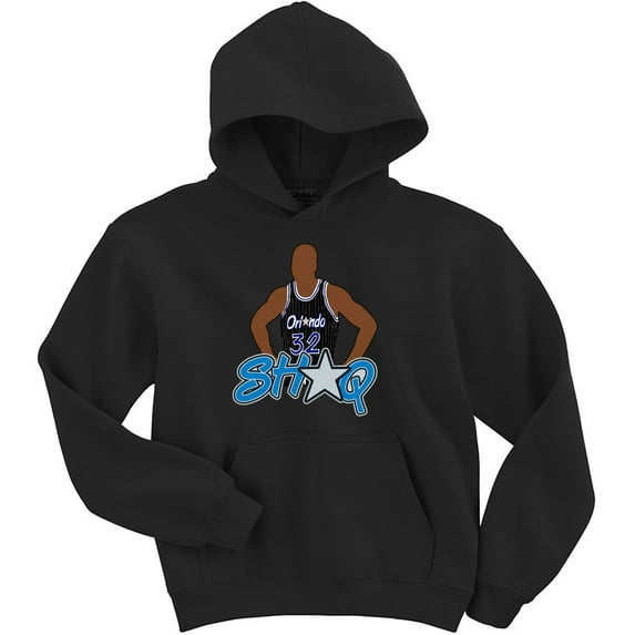 Magic Shaq Logo Shaquille Shaquille O'Neal Shaq Hooded Sweatshirt