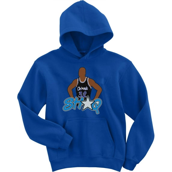 Magic Shaq Logo Shaquille Shaquille O'Neal Shaq Hooded Sweatshirt