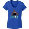 thumbnail image 1 of Magic Shaq Logo Shaquille Shaquille O'Neal Shaq LADIES V-NECK T-shirt, 1 of 1