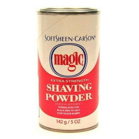 Magic Shave Softsheen Carson Extra Strength Shaving Powder, Red - 5 Oz (Pack of 3)