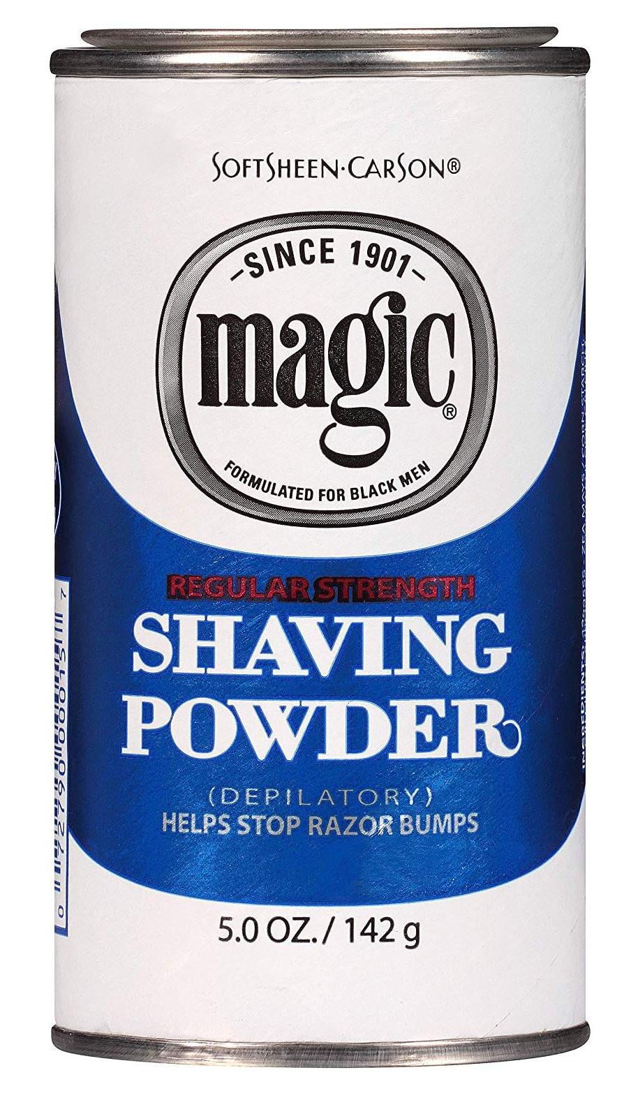 Magic Shaving Powder Blue 5oz Regular Strength (Pack of 3)