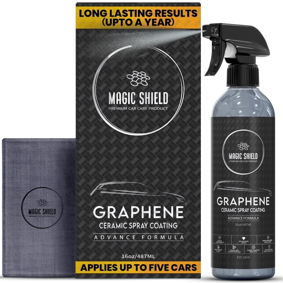 Magic Shield Graphene Ceramic Spray Coating – Long-Lasting High Gloss