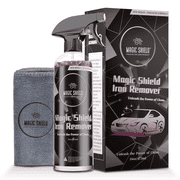 Magic Shield Iron Remover Spray for Cars - pH-Neutral Iron and Fallout Remover | 5-Minute Reaction, Effective on Wheels & Paint