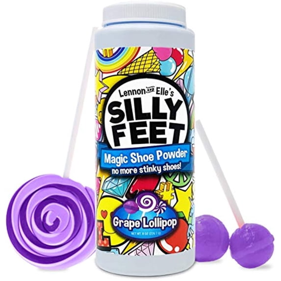 Magic Shoe Deodorizer Powder for Smell - 8oz Grape Scent