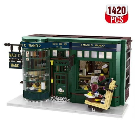 Magic Shop Building Block Set, Magical World Creative DIY Construction Mini Particle Puzzle Gift Toy (1420PCS)
