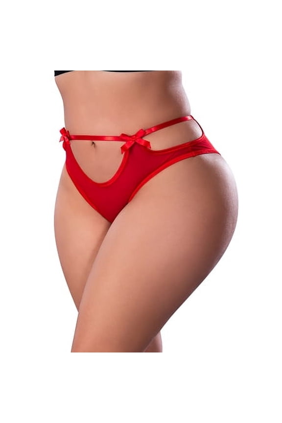 Holidaze Cheeky Boy Short Red Queen Size